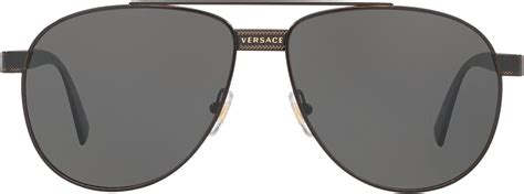 Versace VE2209 100987 58M Black/Grey Phantos Sunglasses .